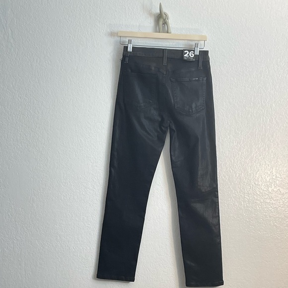 JOE'S Woman SEDNA High Rise Straight Ankle Coated Two Tone Jeans Size: 26 - Picture 3 of 8